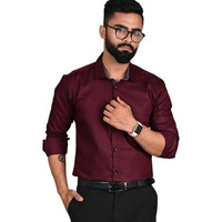 Tee Projekt Casual Shirt for Men Regular Fit Long Sleeve Shirt Suitable for Event Formal Wear