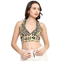 KE Kanha Exports Womens Halter Top - Chic and Comfortable Fashion for Any Occasion (Baby Pink)