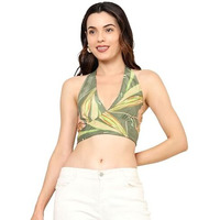 KE Kanha Exports Womens Halter Top - Chic and Comfortable Fashion for Any Occasion (Pale Oyster)