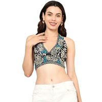 KE Kanha Exports Womens Halter Top - Chic and Comfortable Fashion for Any Occasion (Thunder Black)