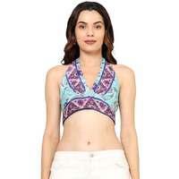 KE Kanha Exports Womens Halter Top - Chic and Comfortable Fashion for Any Occasion (Morning Glory)
