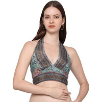 KE Kanha Exports Womens Halter Top - Chic and Comfortable Fashion for Any Occasion (Mint Green)
