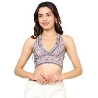 KE Kanha Exports Womens Halter Top - Chic and Comfortable Fashion for Any Occasion (Mobster)