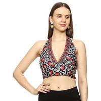 KE KanhaExports Womens Halter Regular Fit Top - Chic And Comfortable Fashion For Any Occasion (Bubbly 7)