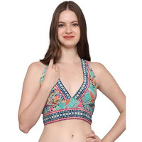 KE KanhaExports Womens Halter Regular Fit Top - Chic And Comfortable Fashion For Any Occasion (Forest Green) Small
