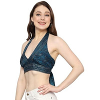 KE KanhaExports Womens Halter Regular Fit Top - Chic And Comfortable Fashion For Any Occasion (2965 E)
