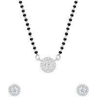 GIVA 925 Silver Drizzle Drop Set| Rakhi Rakshabandhan Gift for Sister Bhabhi, Gifts for Women & Girls | With Certificate of Authenticity and 925 Stamp | 6 Months Warranty*