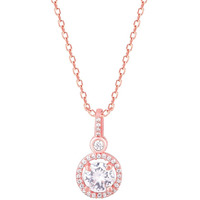 GIVA 925 Silver Rose Gold Drizzle Drop Pendant With Link Chain|Rakhi Rakshabandhan Gift For Sister Bhabhi,Gifts For Women & Girls|With Certificate Of Authenticity And 925 Stamp|6 Months Warranty*