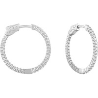 GIVA 925 Silver Enchanted Radiance Hoops| Rakhi Rakshabandhan Gift for Sister Bhabhi, Gifts for Women & Girls | With Certificate of Authenticity and 925 Stamp | 6 Months Warranty