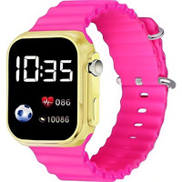 ZOVUTA Digital Dial Waterproof Smart Design LED Display Kids Watch for Boys & Girls, Men and Women, Birthday Gift, Rakhi Gift (Age 4-15 Years) (Ultra Pink) - Pack of 1