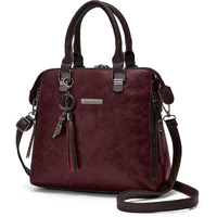 VISMIINTREND Wine Leather Sling Satchel Handbag for Women & Girls| Casual Shoulder Bags for Travel, Office, College | Side Purse for Birthday, Anniversary Gift for Wife/Mother & Rakhi Gifts for Sister