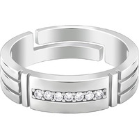 GIVA 925 Silver Classic Signature Ring For Him,adjustable| Rakhi Rakshabandhan Gift for Brother | With Certificate of Authenticity and 925 Stamp | 6 Months Warranty*