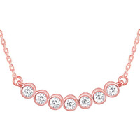 GIVA 925 Silver Rose Gold Sweet Love Necklace | Rakhi Rakshabandhan Gift for Sister Bhabhi, Pendant to Gift Women & Girls | With Certificate of Authenticity and 925 Stamp | 6 Month Warranty*