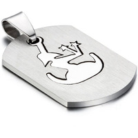 Young & Forever Gift Rakhi Gift for Brother Zodiaco My Superstar Horoscope Virgo Dog tag Stainless Steel Pendant for Men Zodiac Sign Constellation Necklace for Boys/Girls/Women Fancy Fashion Jewelry