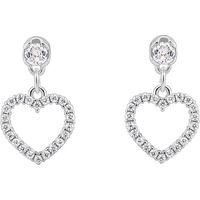 GIVA 925 Silver Charming Heart Drop Earrings|Gifts For Girlfriend,Rakhi Rakshabandhan Gift For Sister Bhabhi,Gifts For Women & Girls|With Certificate Of Authenticity And 925 Stamp|6 Month Warranty*