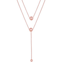 GIVA 925 Silver Rosegold Terrific Trio Necklace|Rakhi Rakshabandhan Gift For Sister Bhabhi,Pendant To Gift Women&Girls|With Certificate Of Authenticity And 925 Stamp|6 Month Warranty*