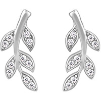 GIVA 925 Silver Leaf Earrings | Rakhi Rakshabandhan Gift for Sister Bhabhi, Gifts for Women & Girls | With Certificate of Authenticity and 925 Stamp | 6 Month Warranty*