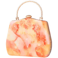 VISMIINTREND Womens Stylish Acrylic Marble Clutch Sling Hobo Handbags for Women & Girls| Shoulder Purse for Birthday, Cocktail Party, Wedding, Anniversary Gift for Wife, Rakhi Gifts for Sister