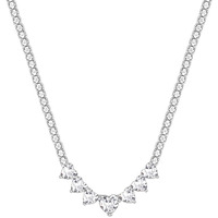 GIVA 925 Silver Zirconia Heart Necklace| Rakhi Rakshabandhan Gift for Sister Bhabhi, Gifts for Women & Girls With Certificate of Authenticity and 925 Stamp | 6 Months Warranty*