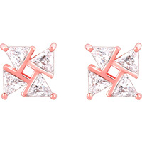 GIVA 925 Silver Rose Gold Windmill Stud Earrings|Gifts For Girlfriend,Rakhi Rakshabandhan Gift For Sister Bhabhi,Gifts For Women&Girls|With Certificate Of Authenticity And 925 Stamp|6 Month Warranty*