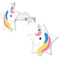 Aww So Cute 925 Sterling Silver Hypoallergenic Unicorn Stud Earrings for Babies, Kids & Girls | Rakhi Gift/Birthday Gift | Comes in a Gift Box | 925 Stamped with Certificate of Authenticity | ER1519