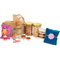 NUTRI MIRACLE Fresh Dry Fruit And Nut Gifts With Rakhi Hamper,200gm