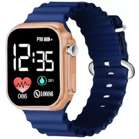 ZOVUTA Digital Dial Waterproof Smart Design LED Display Kids Watch for Boys & Girls, Men and Women, Birthday Gift, Rakhi Gift (Age 4-15 Years) (Ultra Navy Blue)