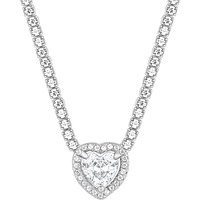 GIVA 925 Silver Solitaire Love Necklace| Rakhi Rakshabandhan Gift for Sister Bhabhi, Gifts for Women & Girls With Certificate of Authenticity and 925 Stamp | 6 Months Warranty*