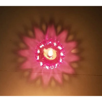 Maharsh Plastic Diya set of 12 (Multi Color)
