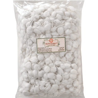 Om Phool Batti Om Diya Batti Cotton Wicks (White, 500 Wicks)