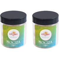Nityam Mogra Fragrance Wax Free Scented Wick Soaked in Scented Ghee Ghee Wicks/Readymade Ghee Cotton Wicks/Diya for Pooja/Puja Batti (1 X 50 Pieces) (Pack of 2)