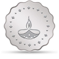 Kundan 10g (999.9) Silver Coin - Diya