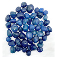 Schmick 5 Kg Blue Onyx Pebbles Stones for Decoration - Vase Fillers Decorative Pebbles Stones - Pebbles for Table and Home Decor (4.9 Kgs, Blue Onyx)
