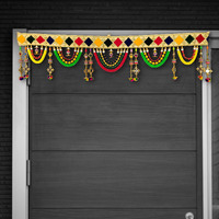 REPTUM DECOR Cotton Toran (37 inch, Multicolour)