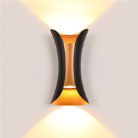 ESS EMM Wall Lights - 10W IP65 Waterproof Wall Lamp 2 Way Exterior Wall Light for Decor| Up Down Light for Balcony | Outdoor Wall Lights for Elevation,Garden & Patio Lights -(Warm White)-Pack of 1