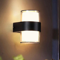 ESS EMM Wall Lights - 10W IP65 Waterproof Wall Lamp 2 Way Exterior Wall Light for Decor| Up Down Light for Balcony | Outdoor Wall Lights for Elevation,Garden & Patio Lights -(Warm White)-Pack of 1