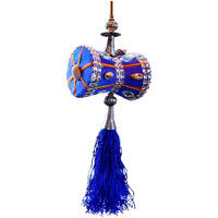 U & U UNIQUE UTILITIES Cloth Car Hanging Accessories Interior Decor, 7 x 6 x 6 cm, Blue, 1 Piece