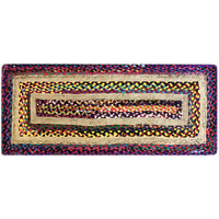 Fernish Decor Handwoven Cotton and Jute, Braided Reversible Carpet for Bedroom Living Room, Dining Room (Multicolour, 2x5 Feet)
