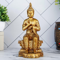 Global Grabbers new buddha statue showpiece idol home decor items for living room and gifts-GOL4-DB10