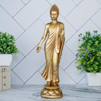 Global Grabbers new Standing new buddha statue showpiece idol home decor items for living room and gifts-GOL4-DB8
