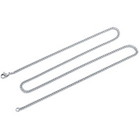 Yellow Chimes Chain for Men and Boys Silver Neck Chain for Men | Stainless Steel Chains for Men | Birthday Gift for Men and Boys Anniversary Gift for Husband
