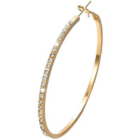 Yellow Chimes Hoop Earrings for Women Fashion Crystal Hoops Earrings Set | Multicolor Big Hoops Bali Combo of 3 Pairs Earrings for Girls | Birthday Gift for Girls & Women Anniversary Gift for Wife