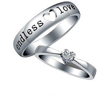 Yellow Chimes Rings for Women and Girls Promise Couple Rings | Valentines Special Proposal Couple Ring For Girls & Boys | Birthday Gifts For Women Valentine Gift for Girls