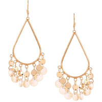 Yellow Chimes Jhumka Style Golden Crystal Fancy Earrings for Women and Girls