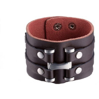 Yellow Chimes Casual Wraps Cuff for Men (Brown) (MXFJBR-164B-BR)