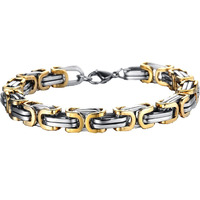 Yellow Chimes Bracelets for Men and Boys Fashion Gold Bracelet for Men | Stainless Steel Silver Chain Bracelet for Men | Birthday Gift for Men and Boys Anniversary Gift for Husband