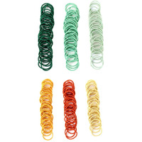 Melbees by Yellow Chimes Hair Rubber Bands for Girls Kids Hair Accessories for Girls Set of 200 Pcs Rubberbands Multicolor Small Ponytail Holders with Storage Box for Girls Kids Teens Toddlers