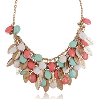 Shining Diva Fashion Multicolor Metal Choker Stylish Necklace For Women & Girls (amz6015np)