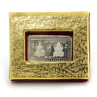 iJuels 999 Fine Silver BIS Hallmarked Rectangular 10gm Silver Coin/Bar. Gift Pack (10 Gram Silver Coin  1 Piece)