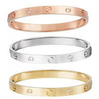 Shining Diva Fashion Latest Stylish 3 Pcs Combo Stainless Steel Bangle Gift Bracelet for Women and Girls (cmb307_15742_15743_15744)(Multicolor)